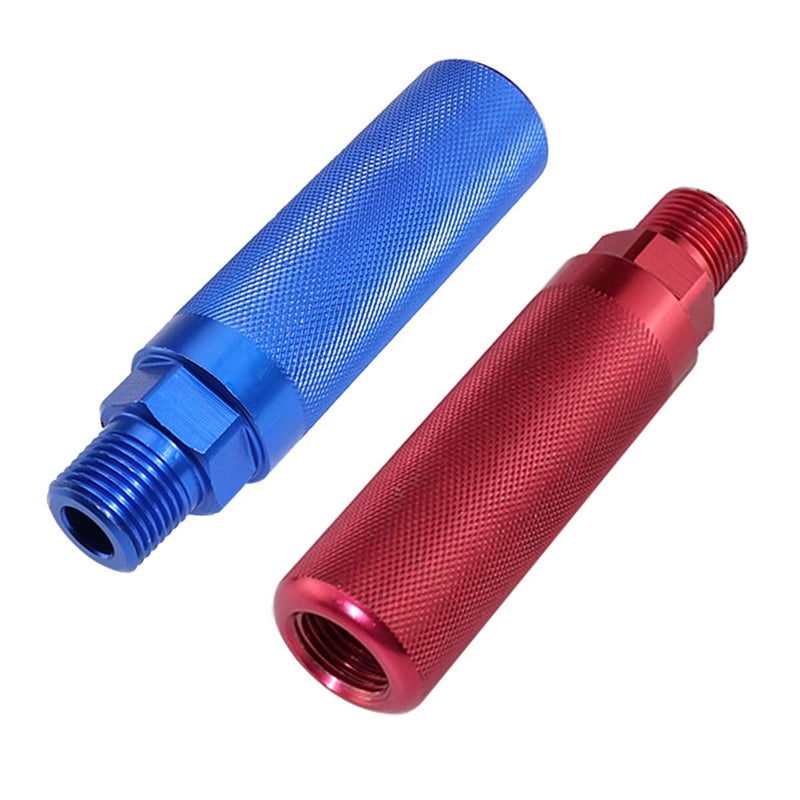 KOOTANS Glad Hand Handles Anodized Aluminum Gladhand Grips Glad Hand Extension Handle Set Red Blue for Truck and Trailers Easier Coupleling - Image 1